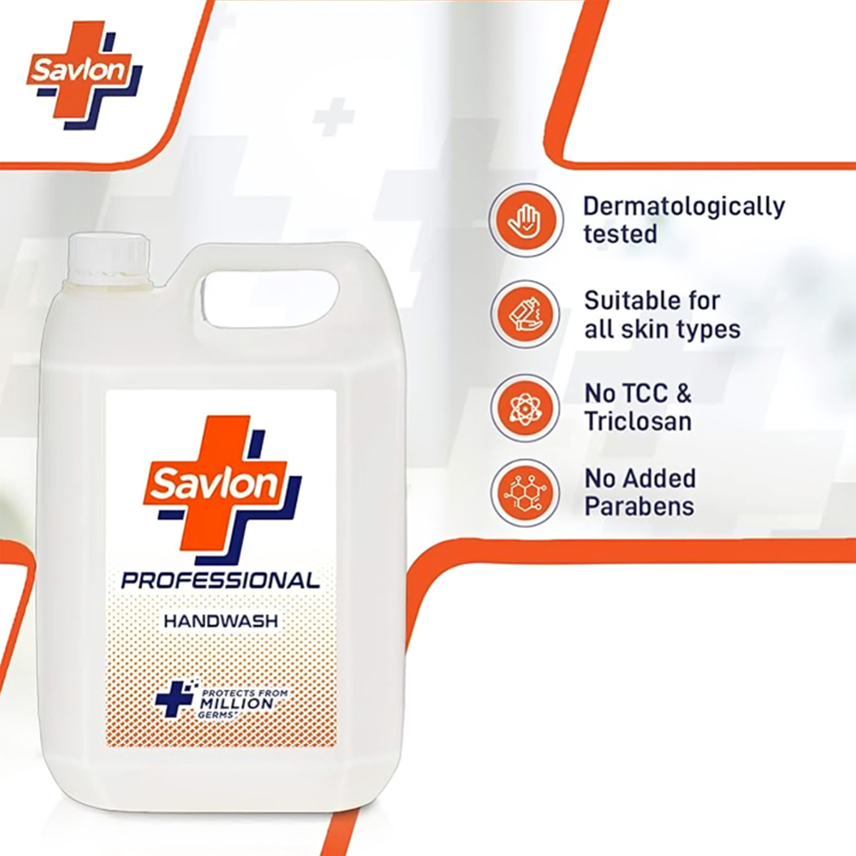 Savlon Professional Germ Protection Liquid Foaming Handwash 4.8 ltr