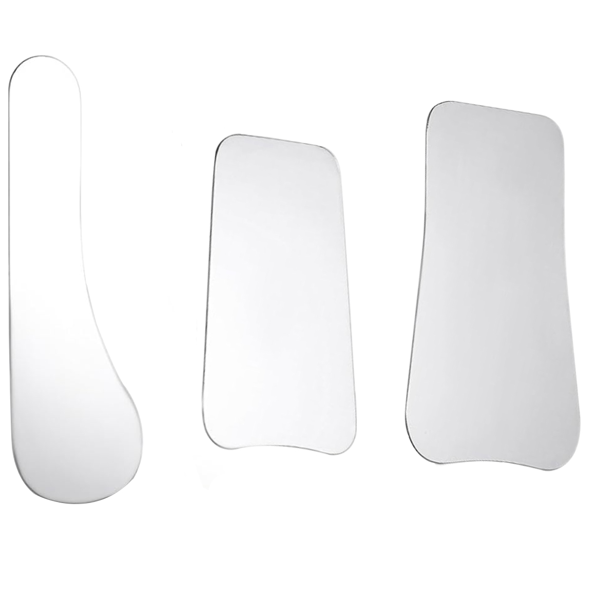 Dentomech Single-Sided Glass Intraoral Photographic Mirror - Set Of 3