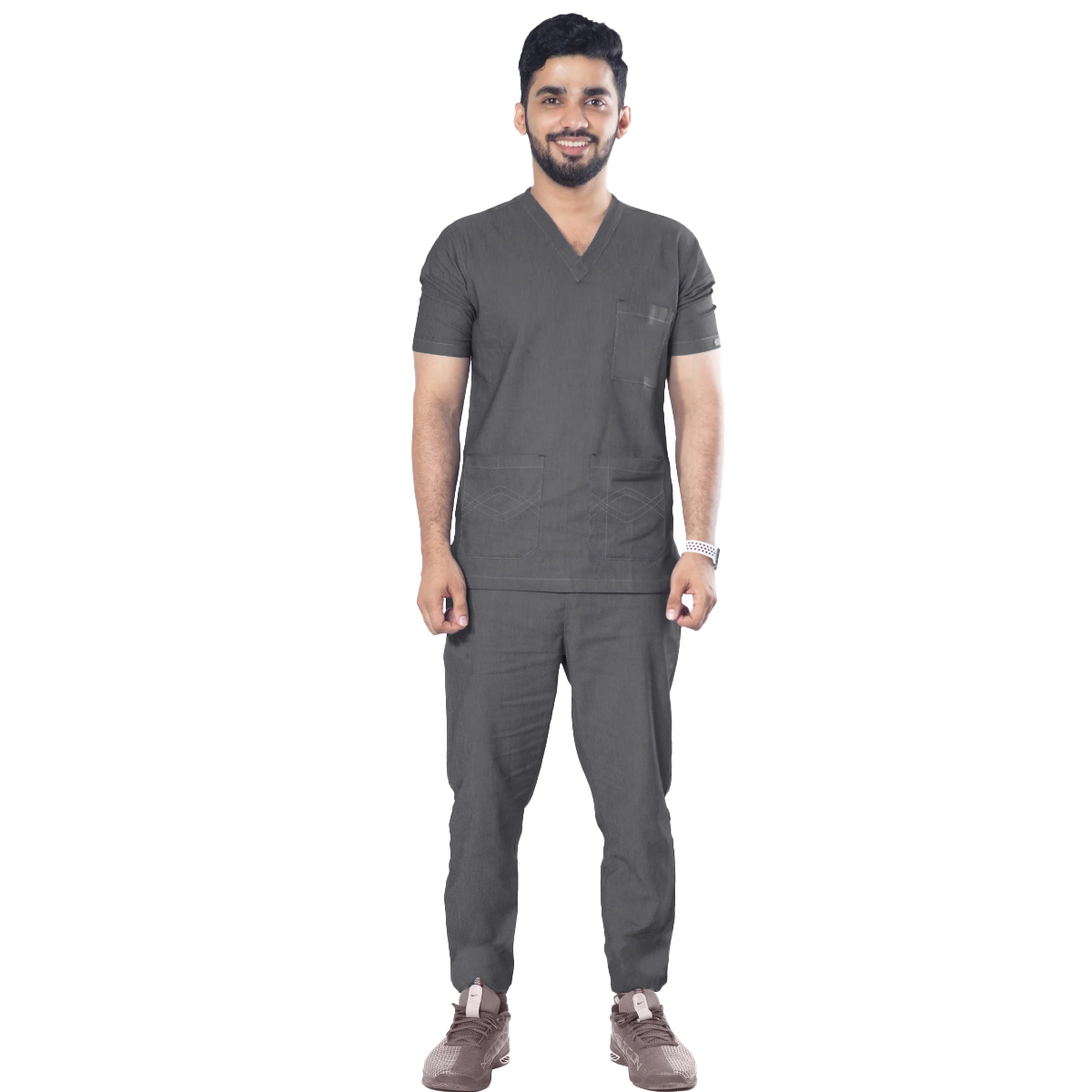 Uniform Craft Denim Scrub Male - DNM-SM-Charcoal - S
