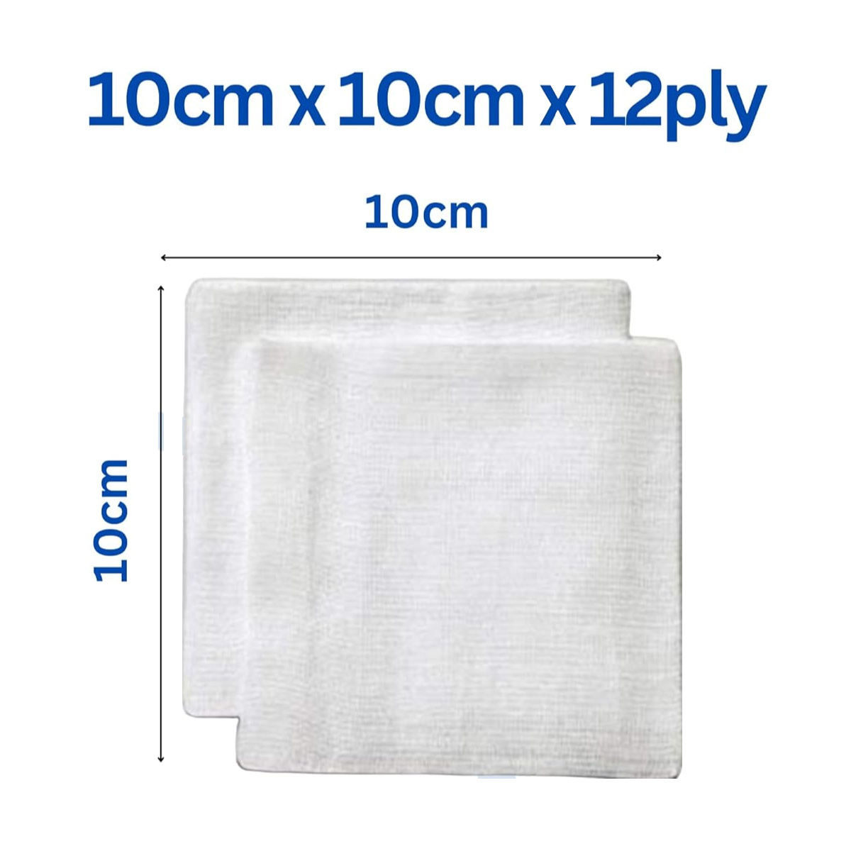 Agarwals Sterile Absorbent Gauze Swabs 10cm X 10cm X 12ply (1 pc/pack)