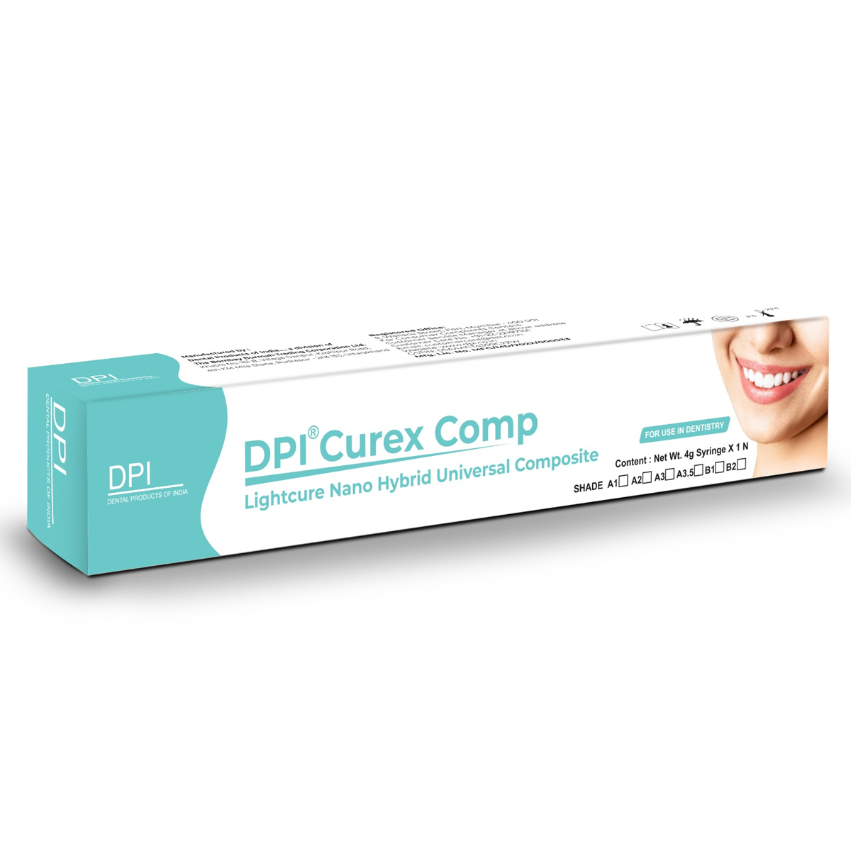 DPI Curex Comp Lightcure Nano Hybrid Universal Composite Refills - Shade A3