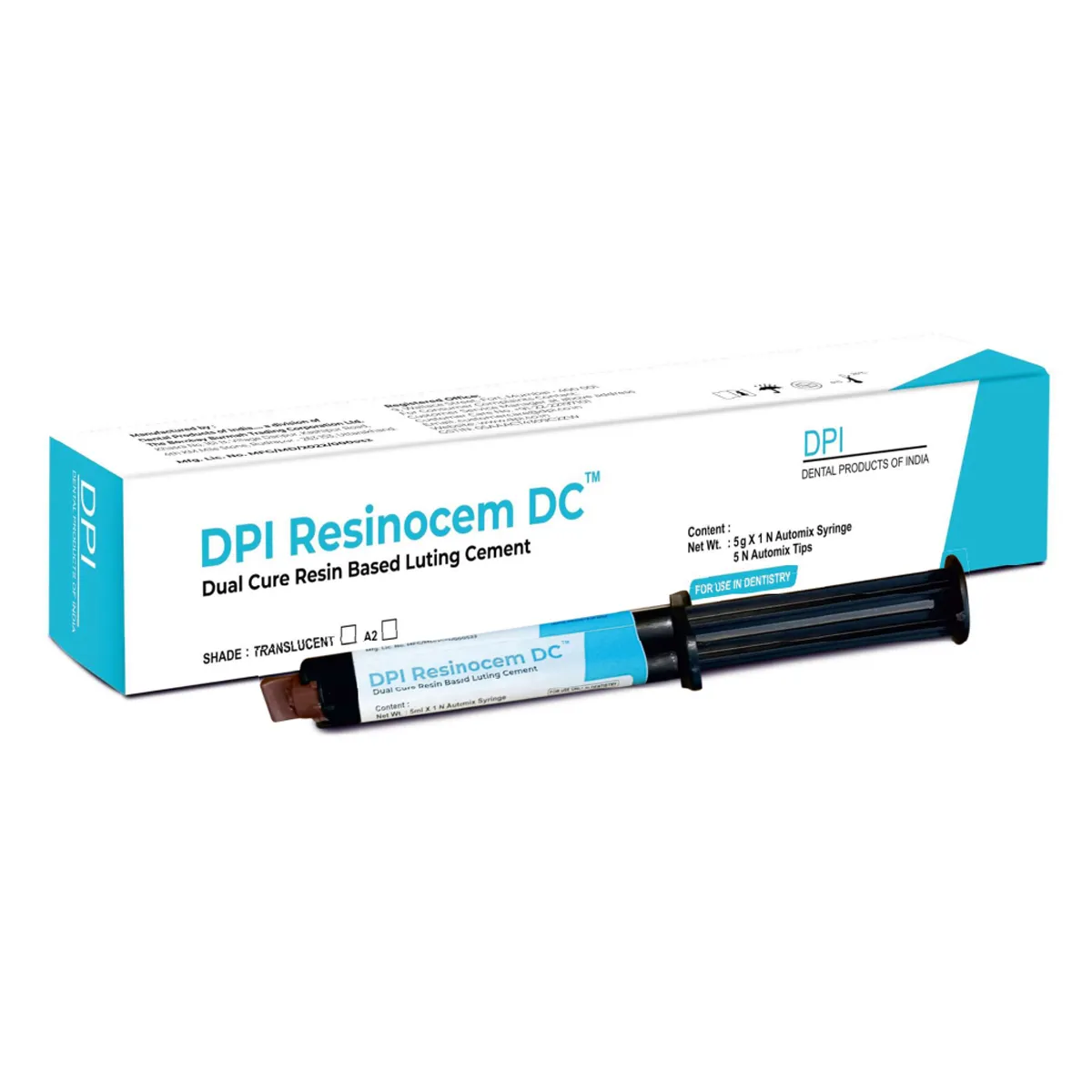 DPI Resinocem DC Dual Cure Resin Based Luting Cement