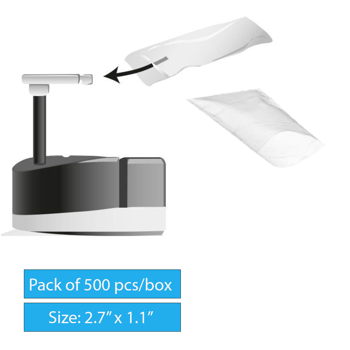 Oro OPG Bite Block Sleeve 2.7" x 1.1"