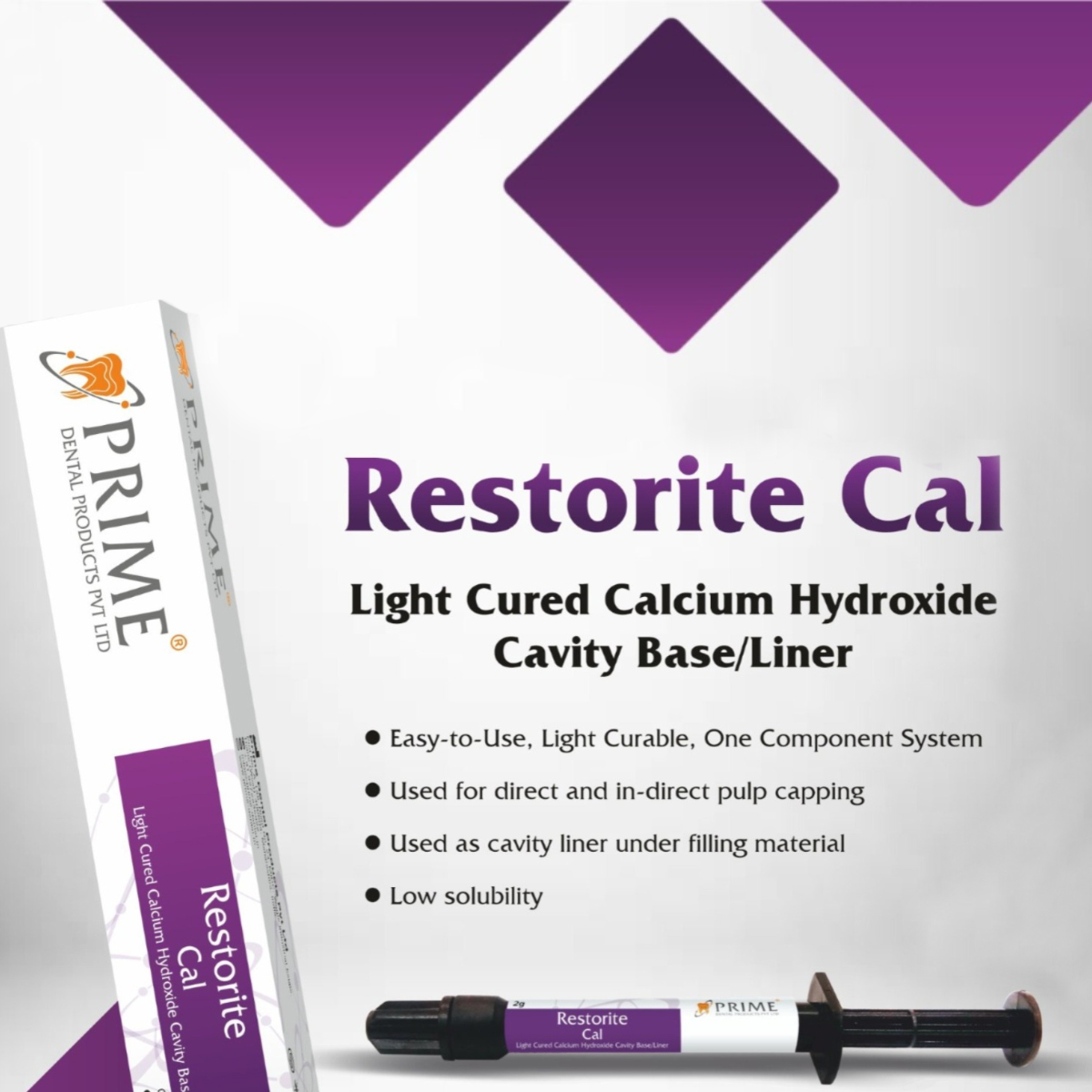 Prime Dental Restorite Cal 2gm
