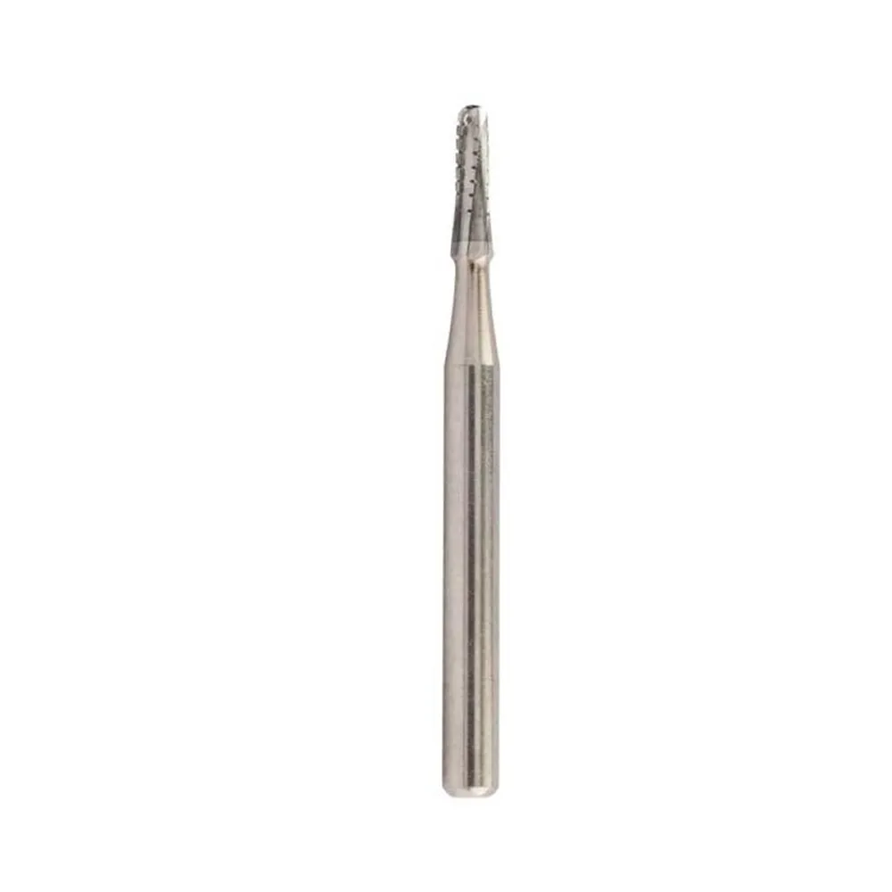 NewDiamond Round End Straight Cross-Cut FG Carbide Bur 1557 (Pack of 1)
