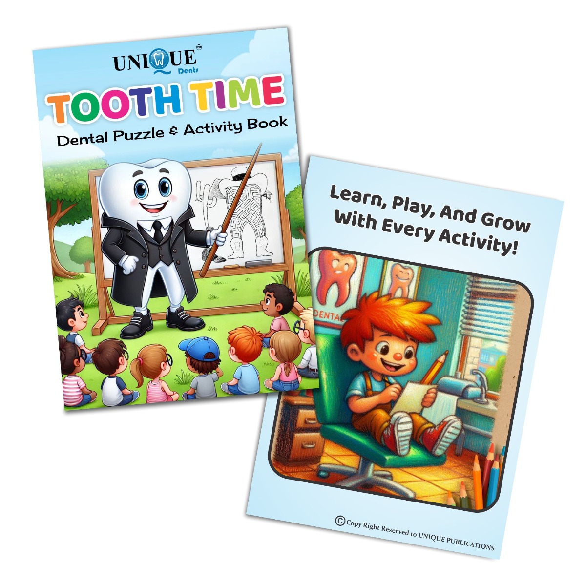 Unique Dents Pedo Dental Activity Book (DB002) - Pack of 6