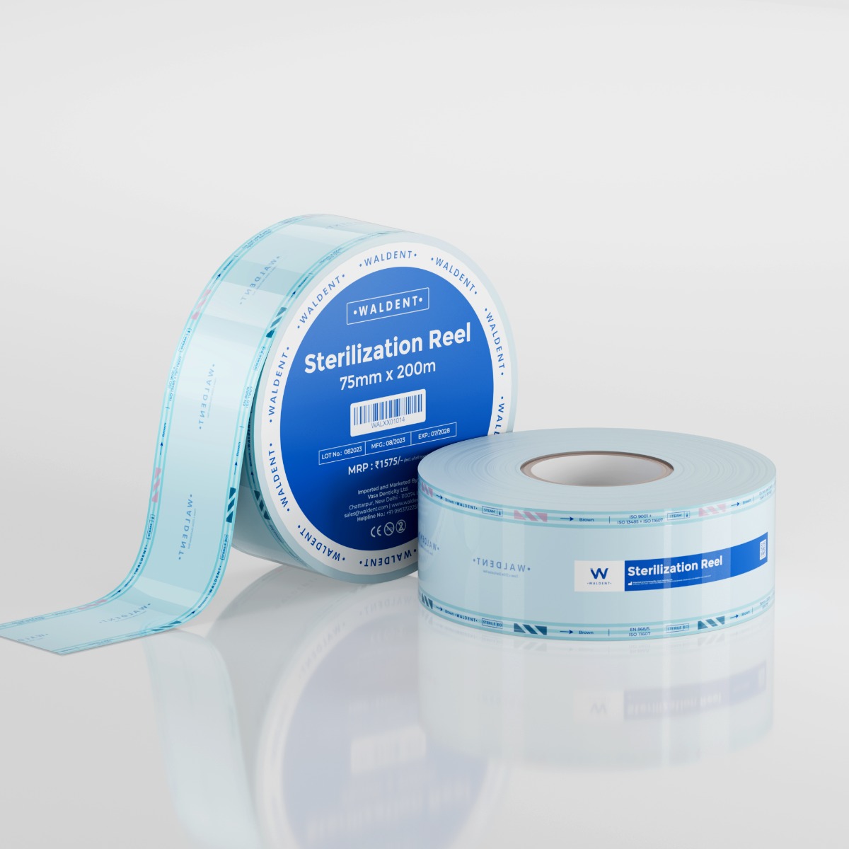 Waldent Sterilization Reels - 75mm