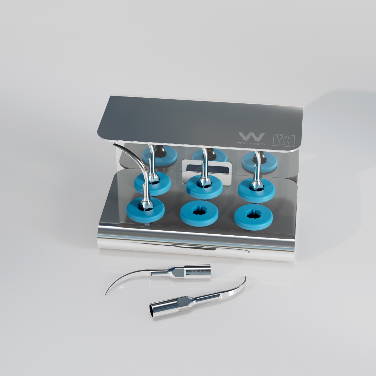 Waldent Anytooth Ultrasonic Scaler Tips Kit (EMS,UDS Type)