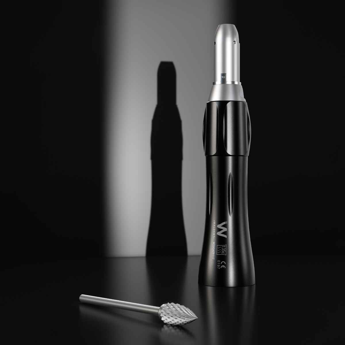 Waldent Straight Handpiece Special Edition - Black (W-134) 