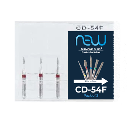 NewDiamond Children Dentistry Diamond Bur CD-54F (Pack Of 3)