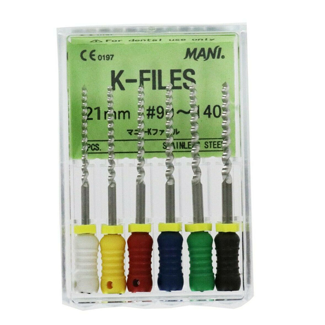 Mani K-File 21mm Assorted # 90-140