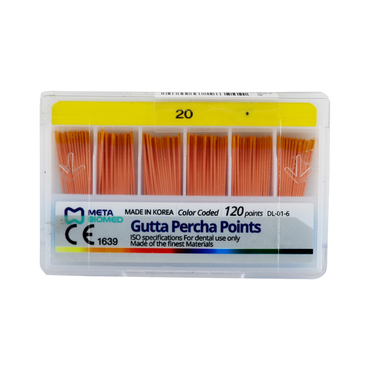 Meta Gutta Percha Points (2% Taper)