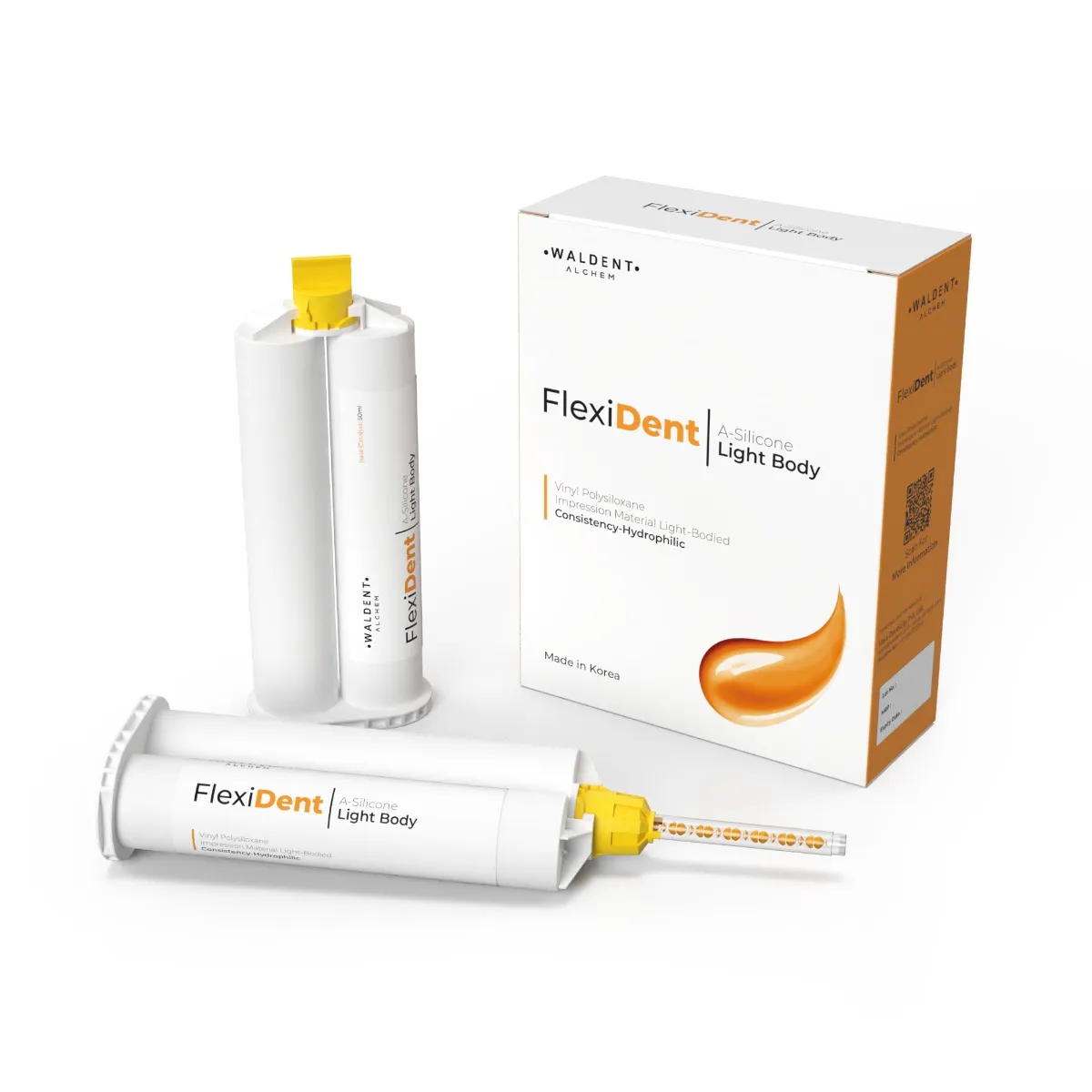 Waldent Flexident A-Silicone Soft Putty kit