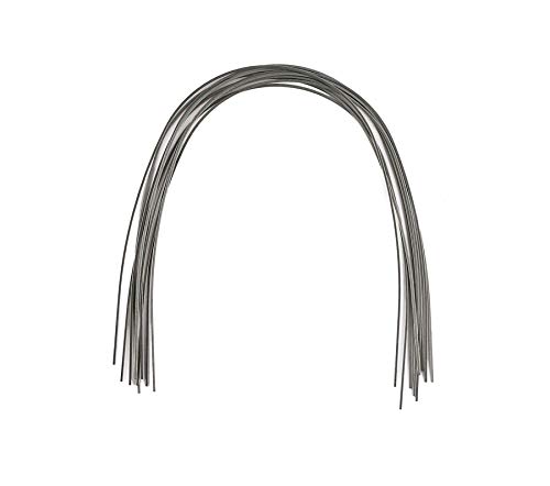AZDENT 50-Pack Stainless Steel Orthodontic Arch Wires – Rectangular & Oval – Dental Lab Supply