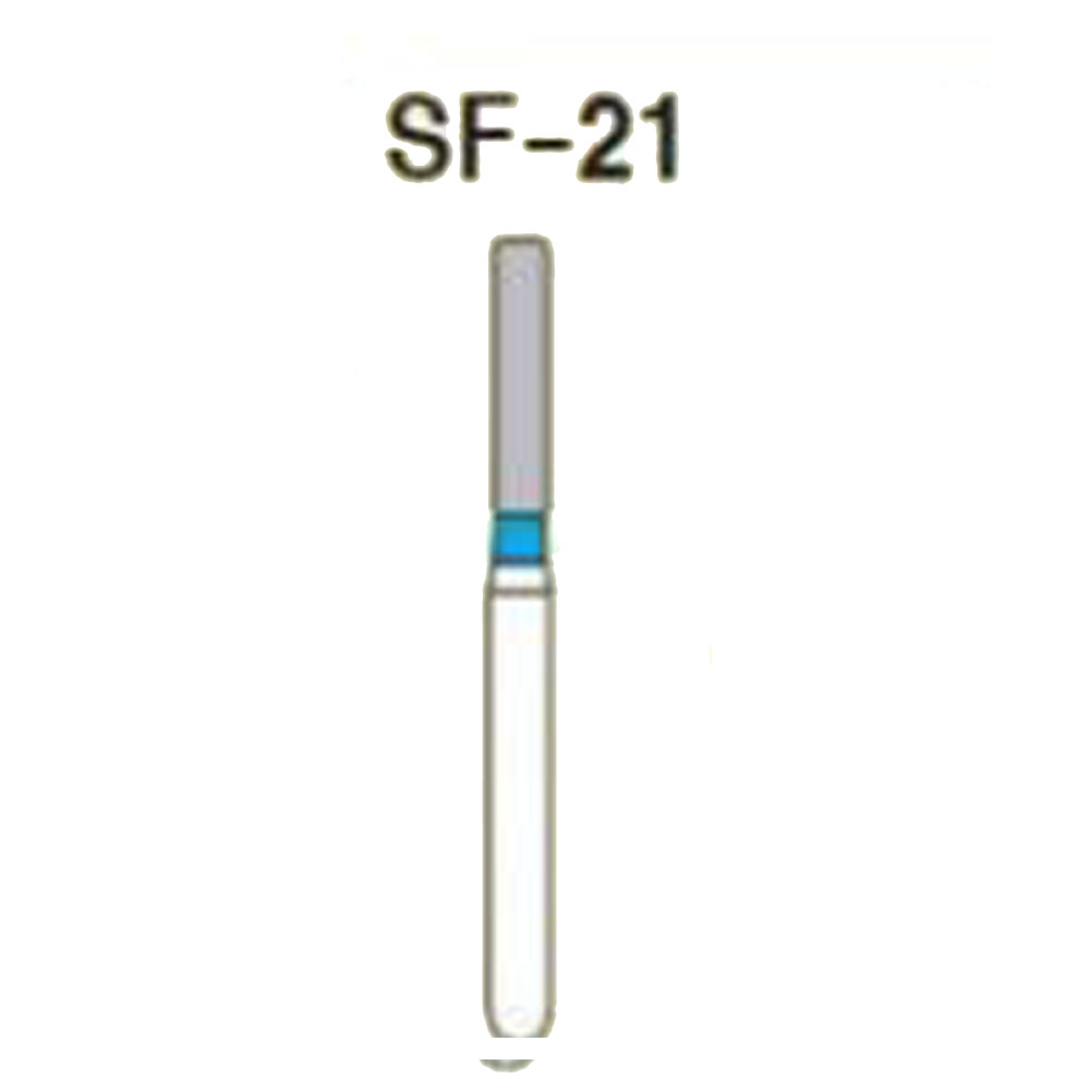 NewDiamond Straight Fissure Diamond Bur SF-21 (Pack of 3)