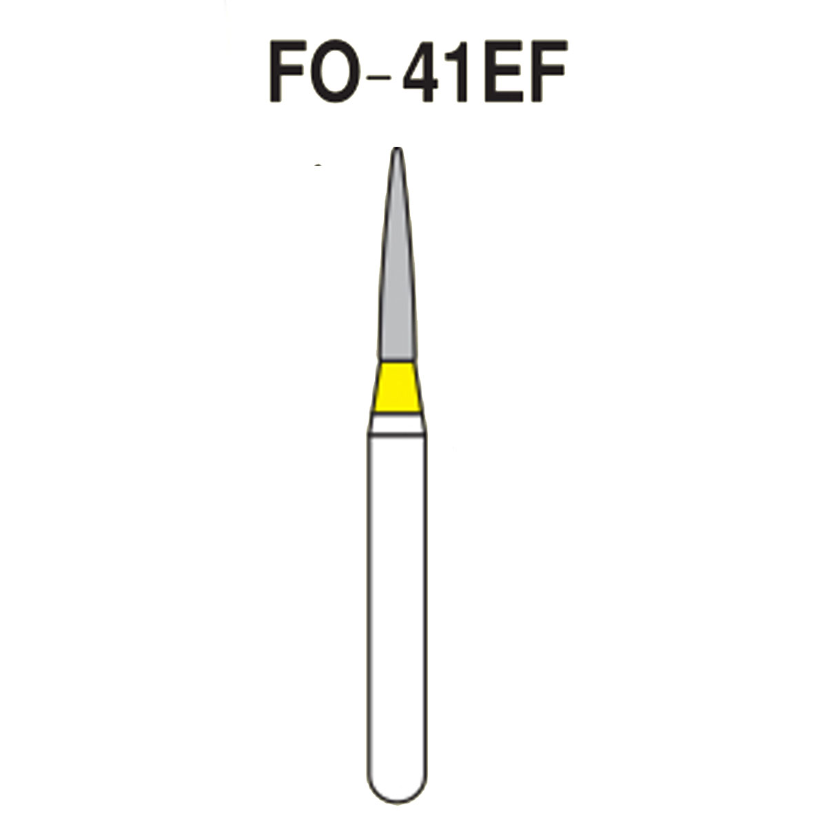 NewDiamond Flame Ogival Diamond Bur FO-41EF (Pack Of 3)