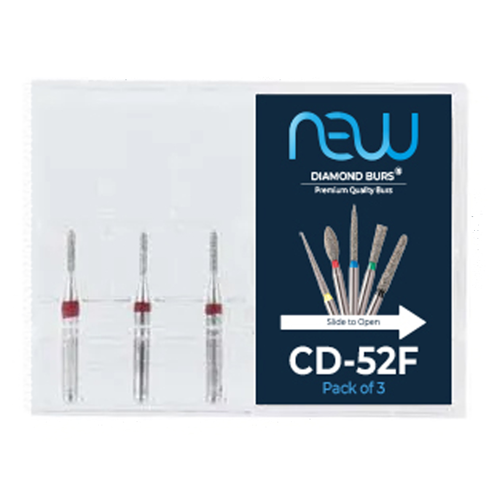 NewDiamond Children Dentistry Diamond Bur CD-52F (Pack Of 3)