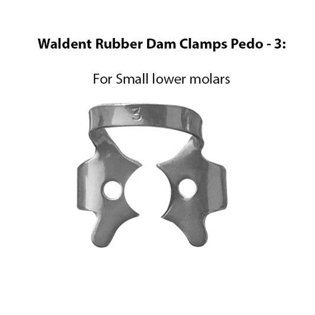 Waldent Rubber Dam Clamps Pedo - 3(16/102)