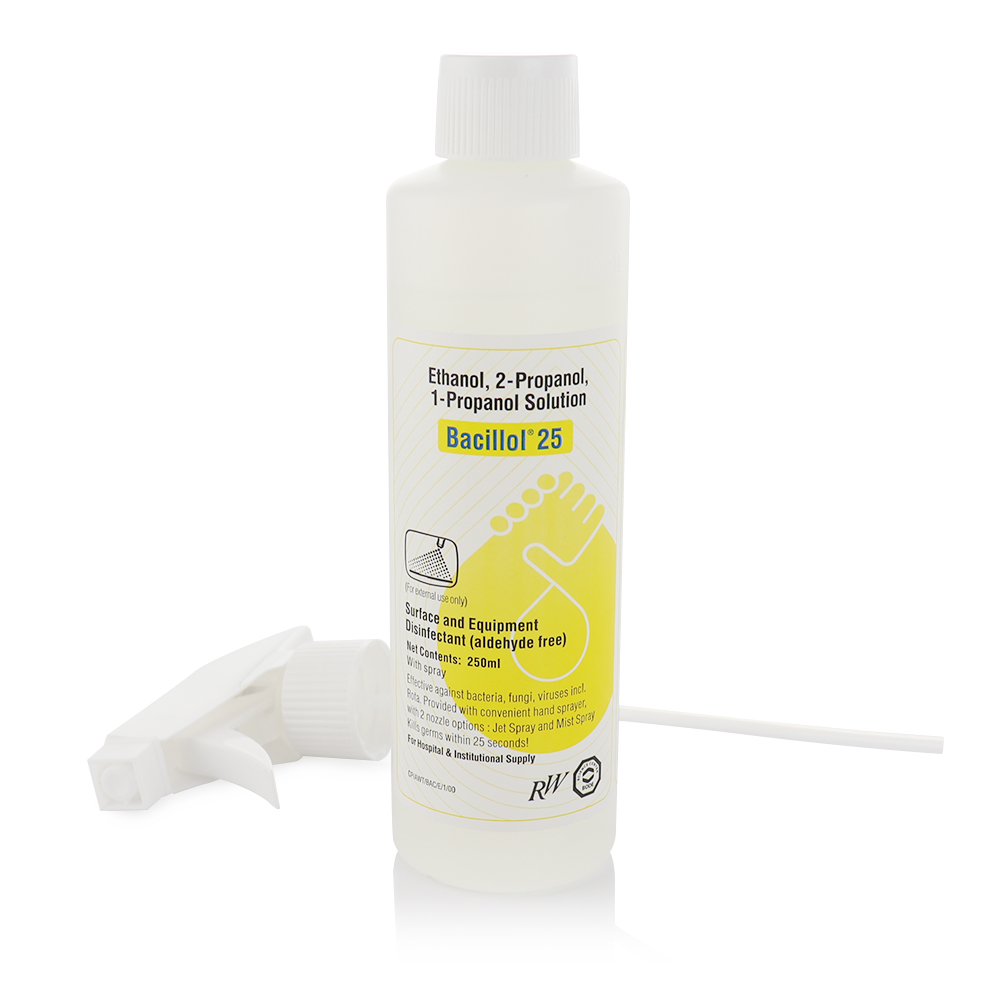 Bacillol 25 Surface & Equipment Disinfectant Bottle With Spray
