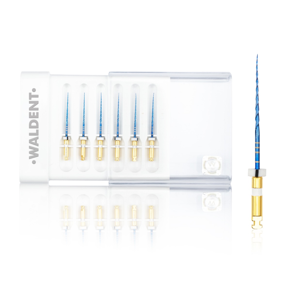 Waldent Wal-flex S- Blue Rotary Files 25mm