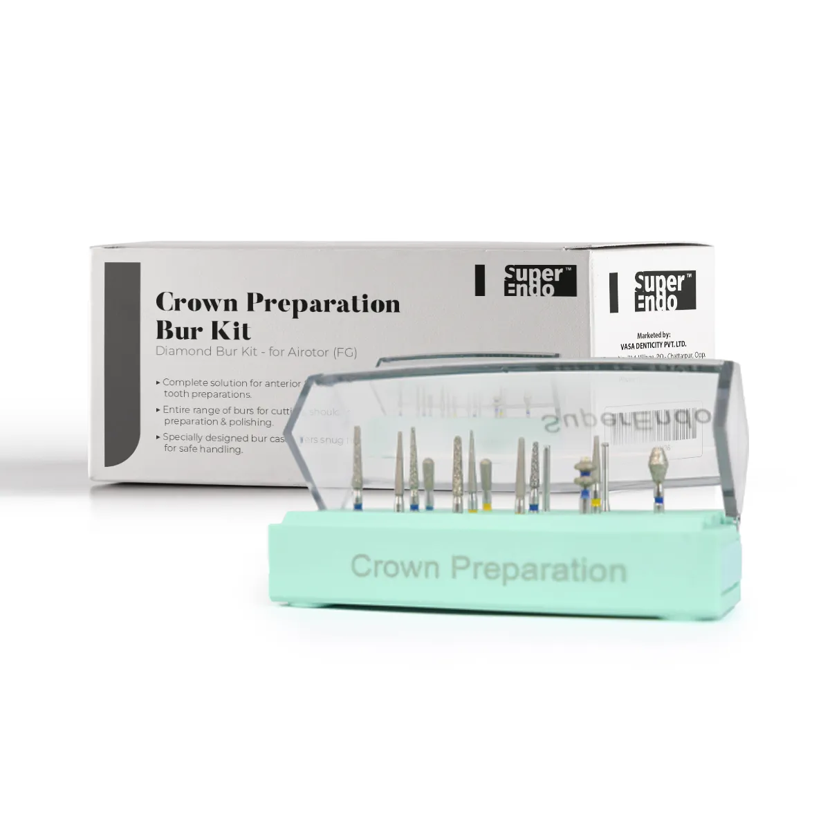 SuperEndo Crown Preparation Bur Kit