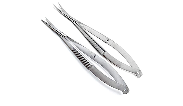 API Surgical Scissors Premium - Castroveijo Curved Small T.C