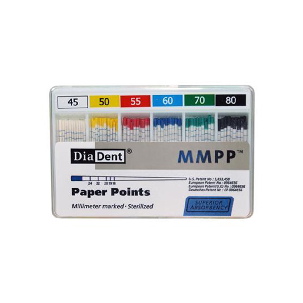 Diadent Paper Points Millimeter Marked - 2%
