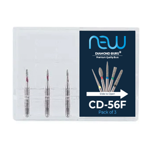 NewDiamond Children Dentistry Diamond Bur CD-56F (Pack Of 3)