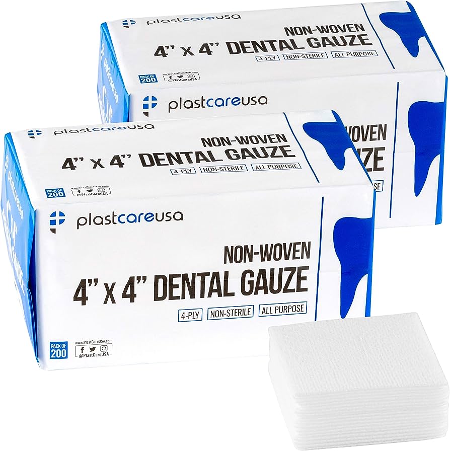 ET Dental Non-Woven Gauze 4"X4" -4ply
