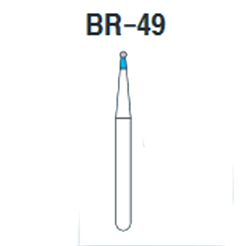 NewDiamond Ball Round Diamond Bur BR-49 (Pack Of 3)