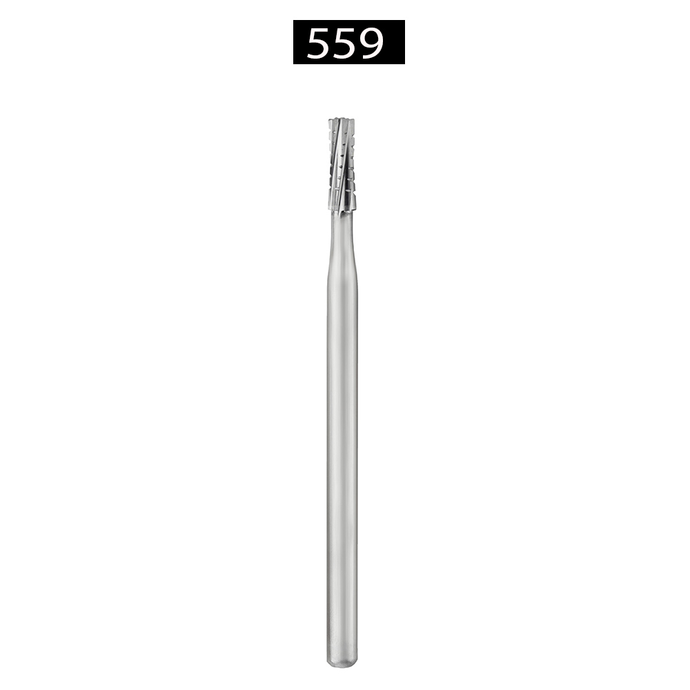 Hudens Bio Burstar Straight Handpiece Carbide Flat End Fissure Bur 559 (FF-B014)