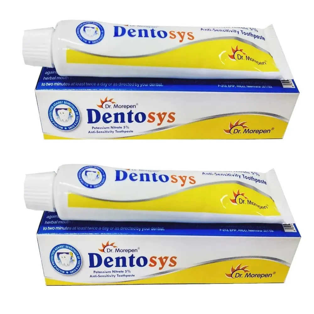Dr. Morepen Dentosys Toothpaste 50 gm (Pack of 10)