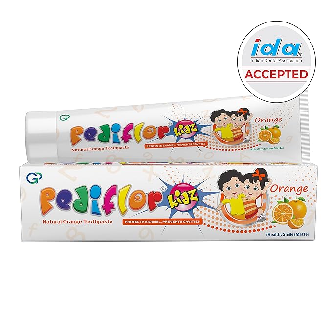 Group Pharma Pediflor Kidz Day & Night Kit With Buddy Toothbrush (Pack of 2)