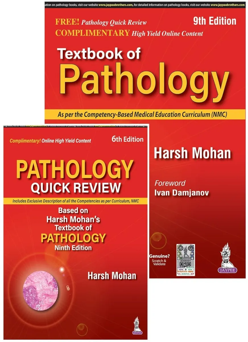 Jaypee Medical Textbook Of Pathology With Free Pathology Quick Review 9th Edition (ISBN - 963344)