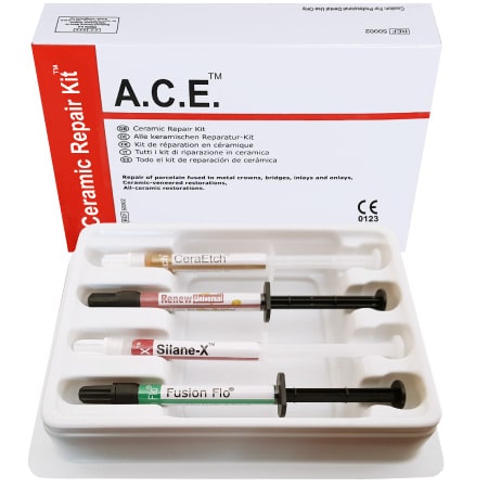 thumbnail image 2 of DSI Cera-Fix Mini Repair Kit - Porcelain & Ceramic Repair Gel - Metal Etch & Protect - Made In Israel 2 of 5