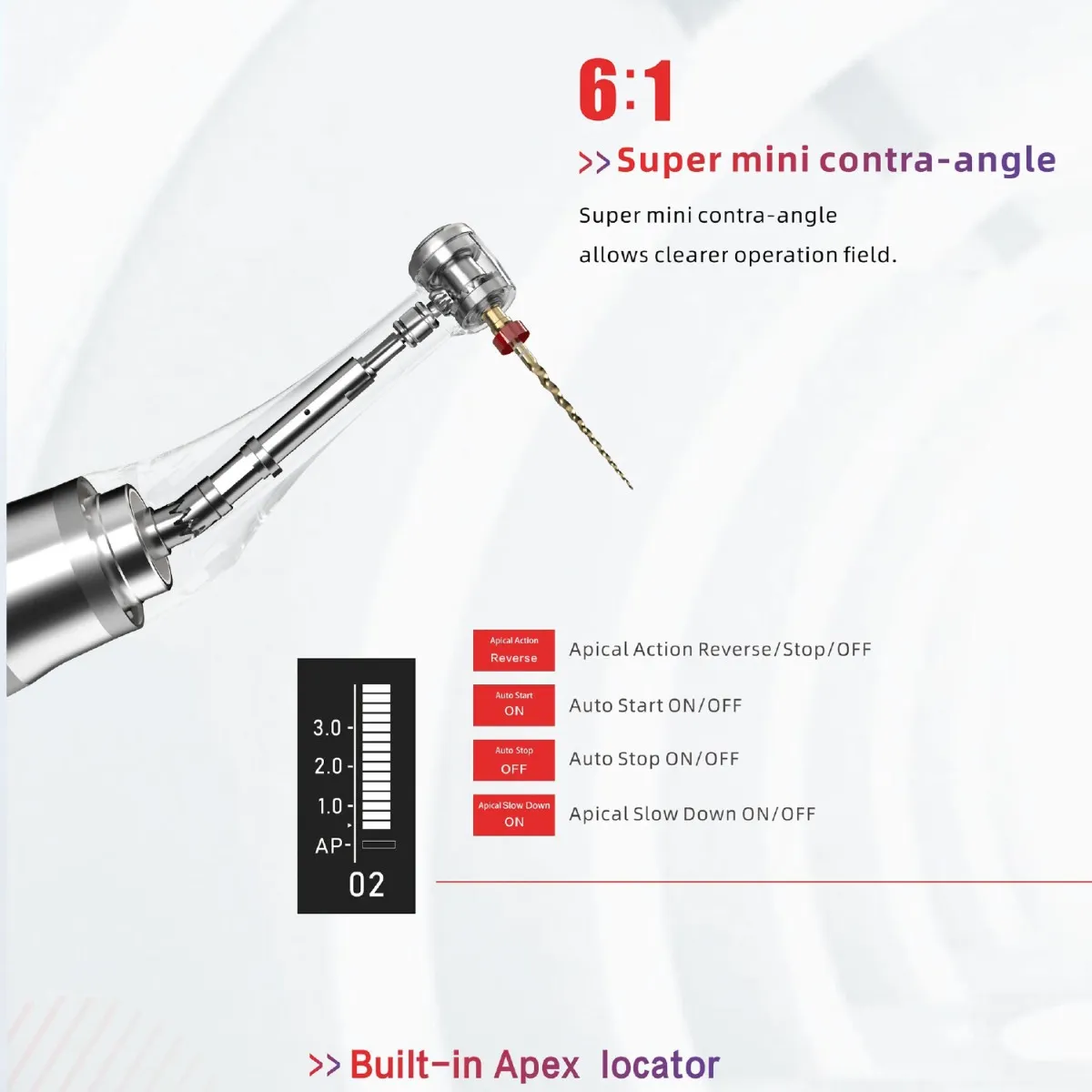 Woodpecker Endopace Pro Brushless Endomotor with In-built Apex Locator