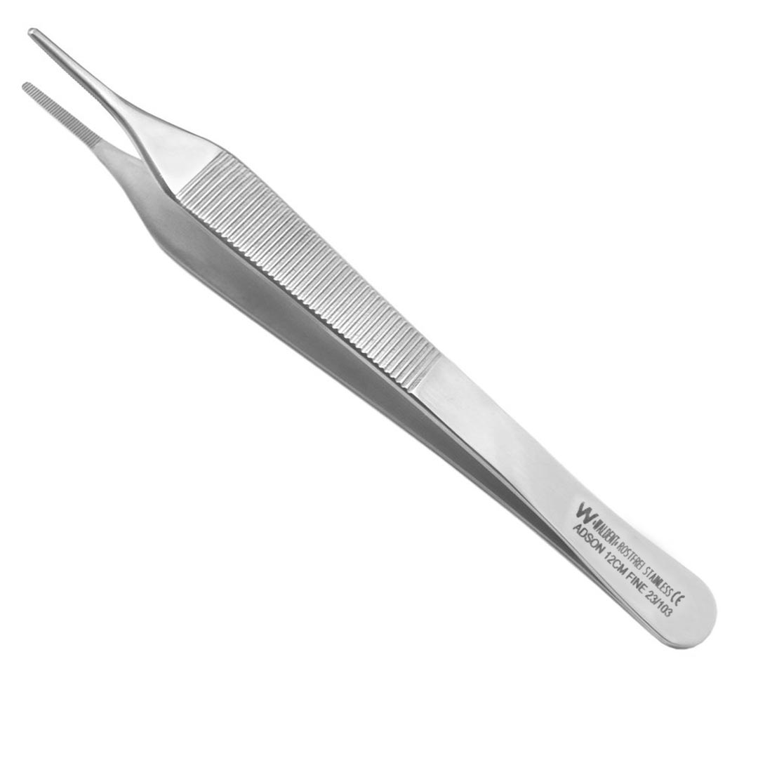 Waldent Adson Tweezers Fine 12cm (23/103)