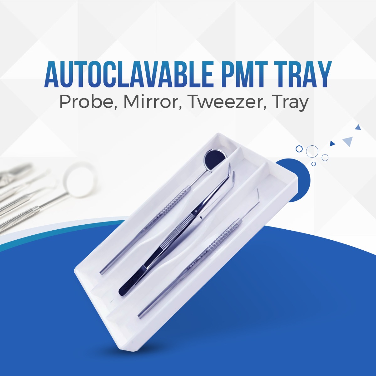 Api Autoclavable PMT Tray 