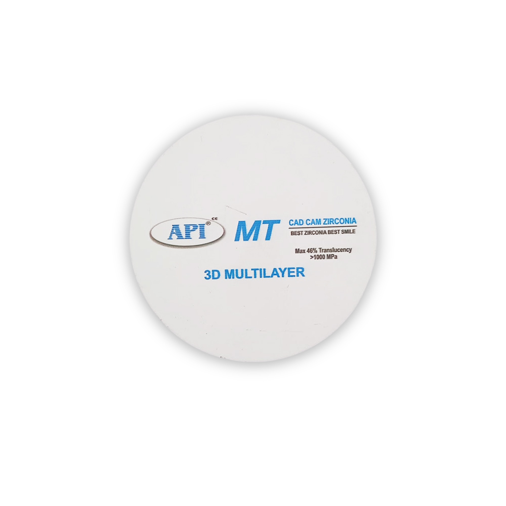 API Zirconia Dental Ceramics Blank ML A1 - 10MM