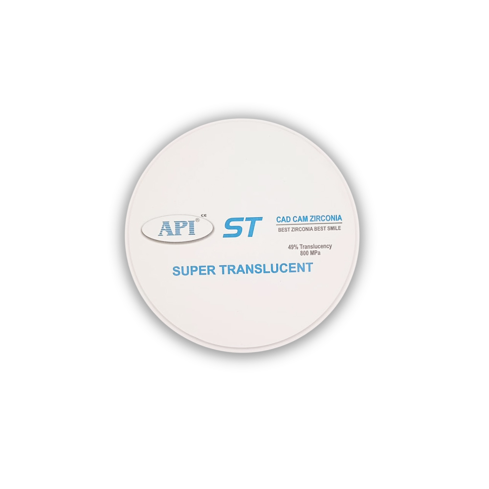 API Zirconia Dental Ceramics Blank White - ST Plus 98 x 16MM