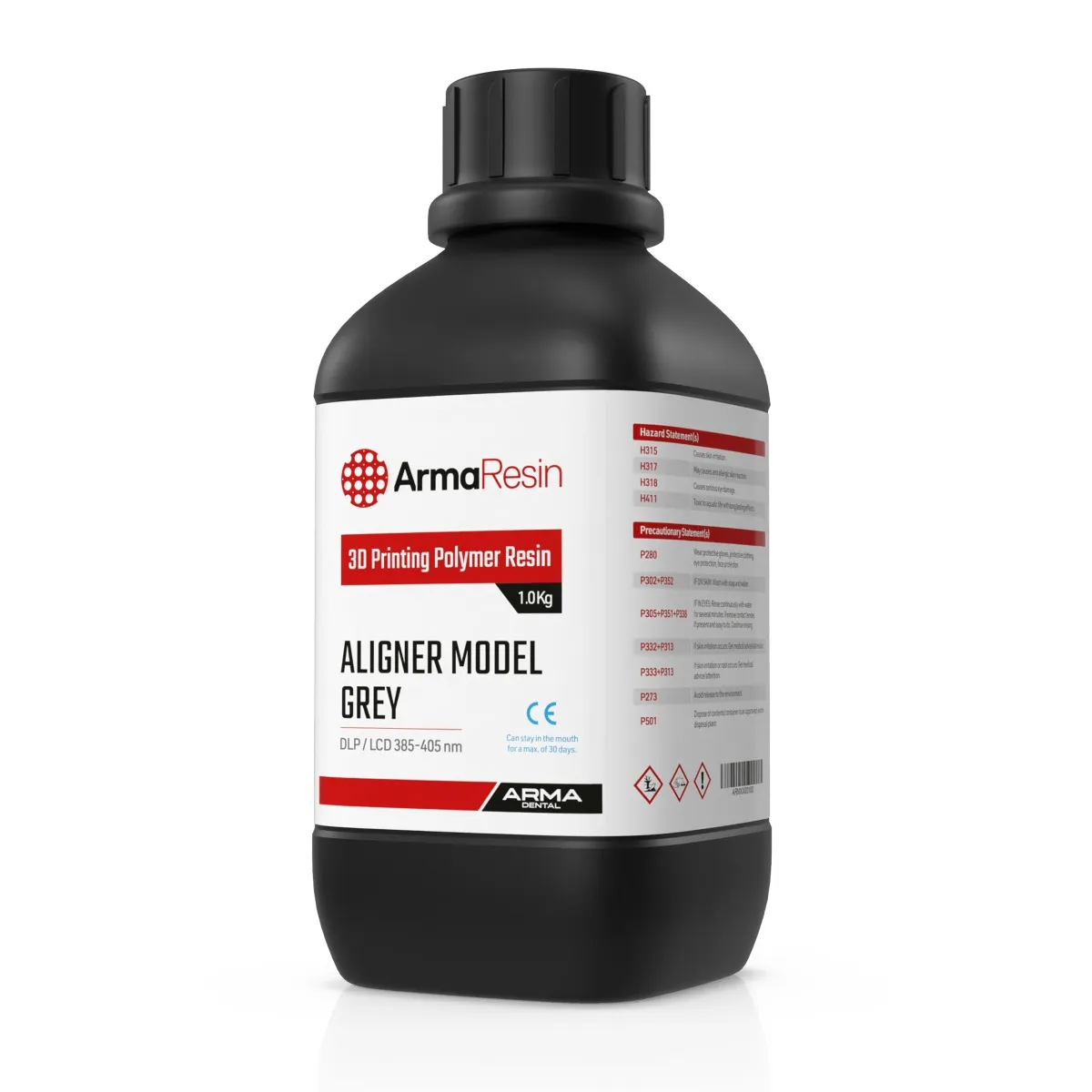 Arma Dental 3D Printing Resin - Aligner Model (1 KG) - Grey (Short Expiry 06-2026)