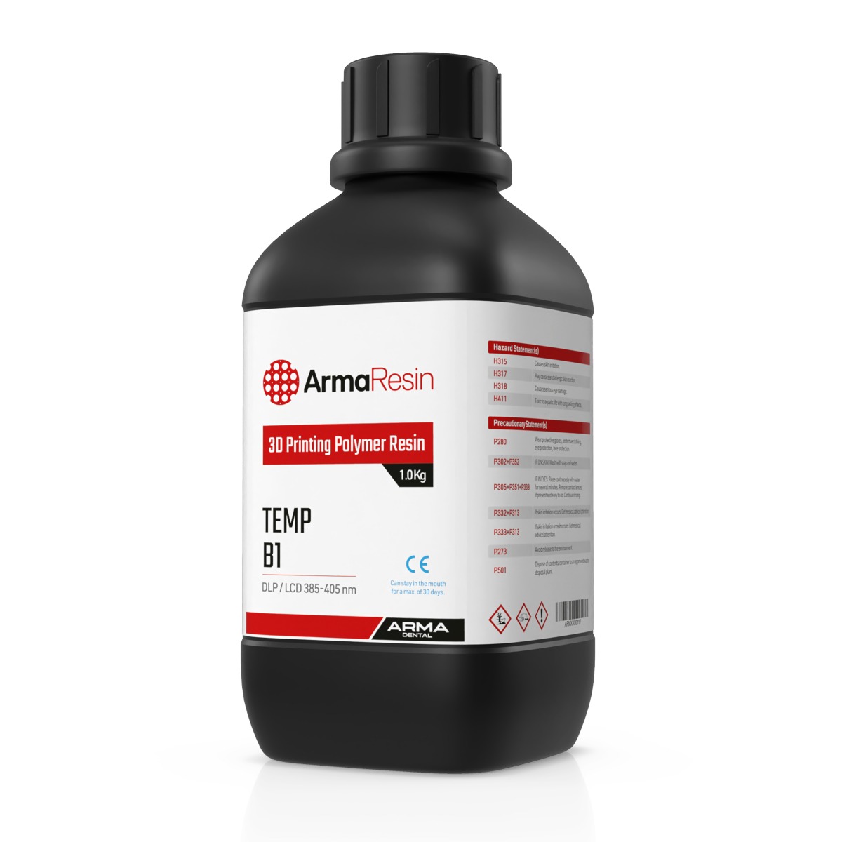 Arma Dental 3D Printing Resin - Temp (1 KG) - B1