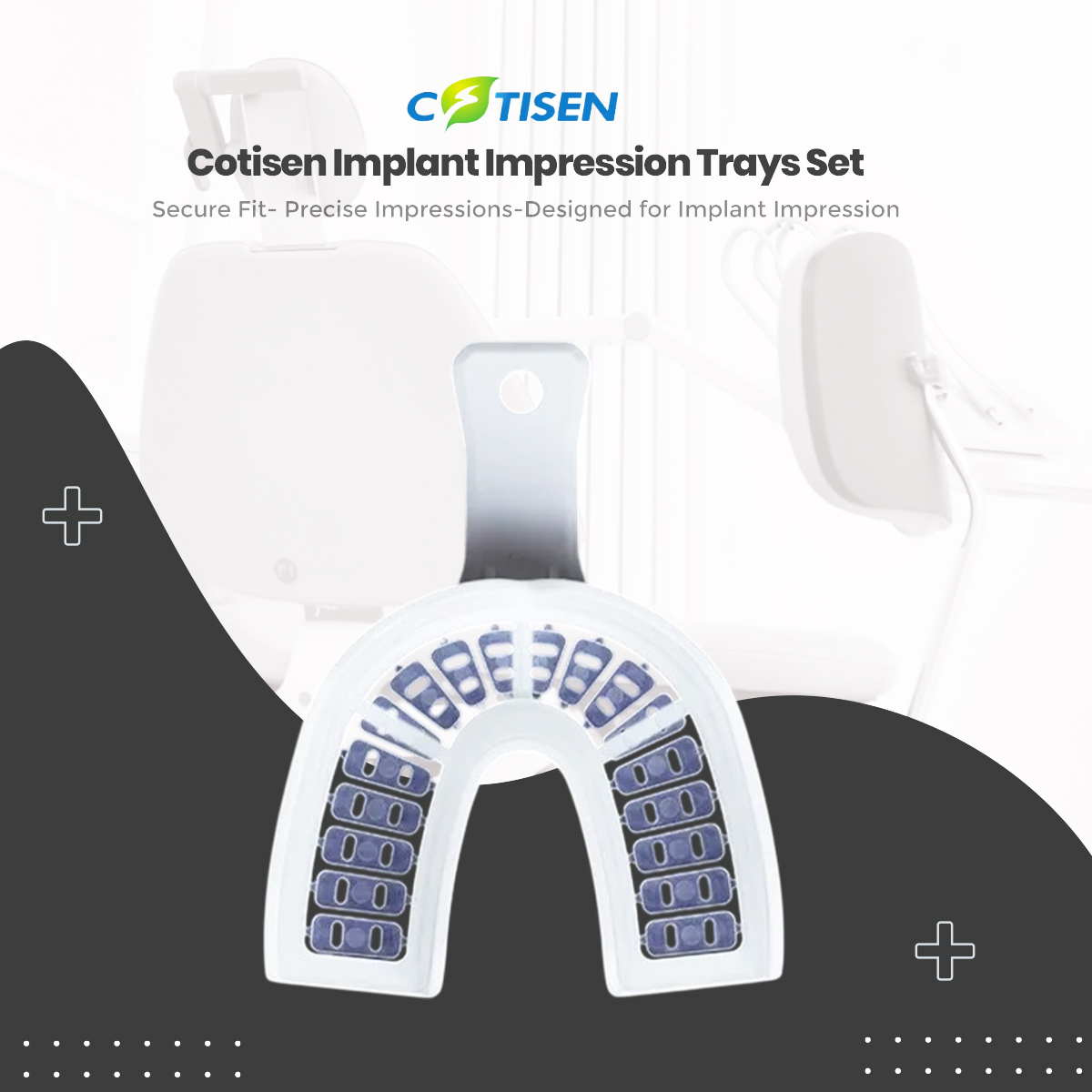 Cotisen Implant Impression Trays Set 