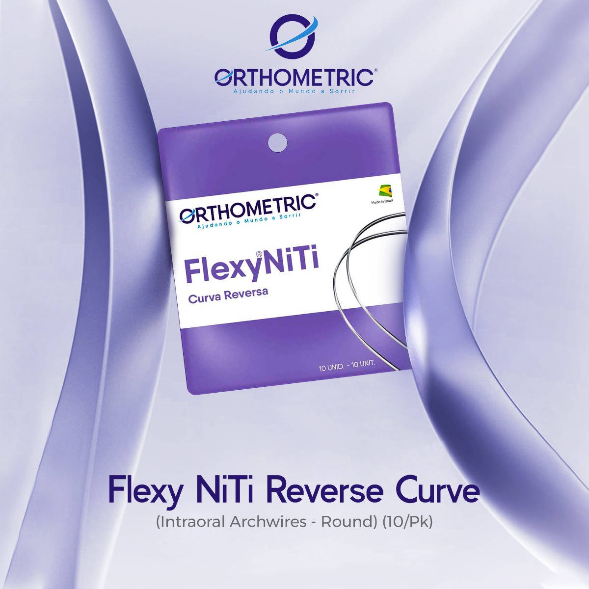 OrthoMetric Flexy NiTi Reverse Curve Intraoral Archwires - Round (10/Pk)