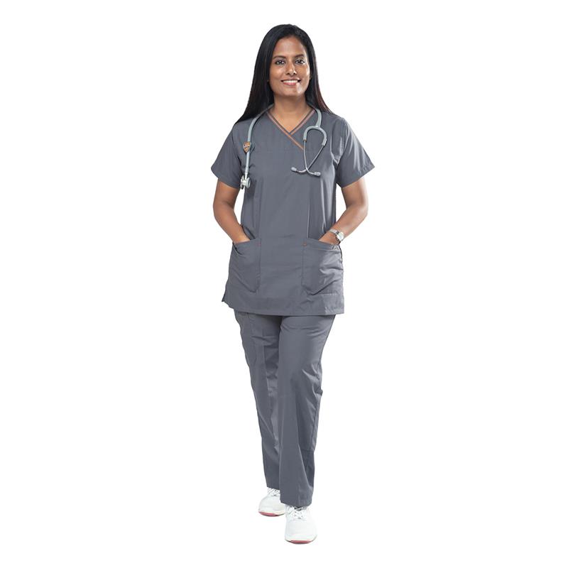 Uniform Craft Designer Scrub Female - DSDXO1 - Grey - XL