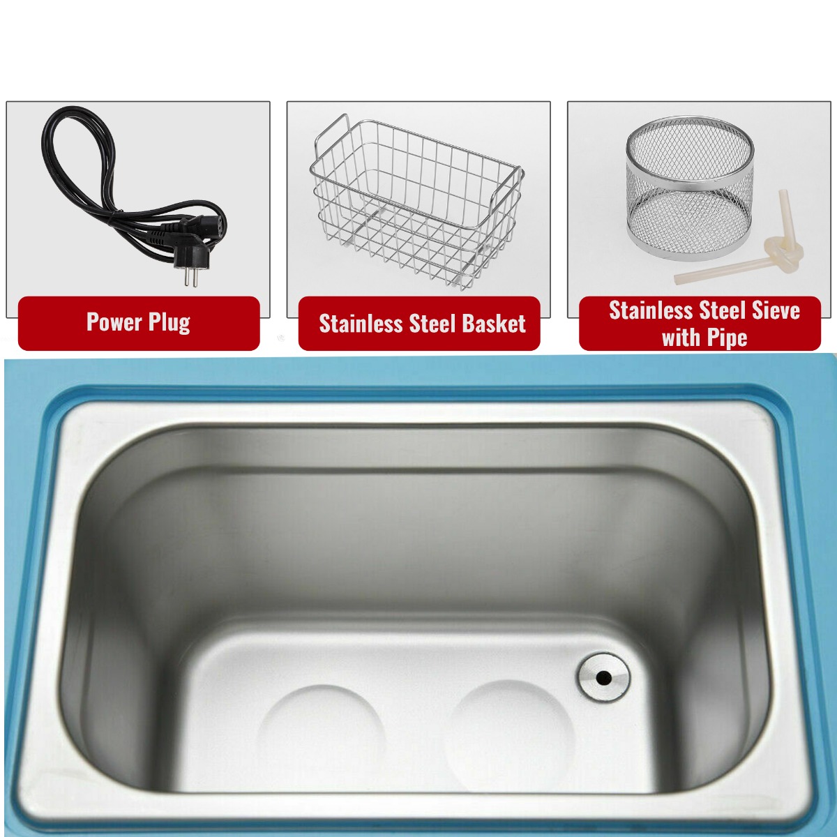 Waldent Ultrasonic Cleaner 5 Ltr Stainless Steel (5 Litres)