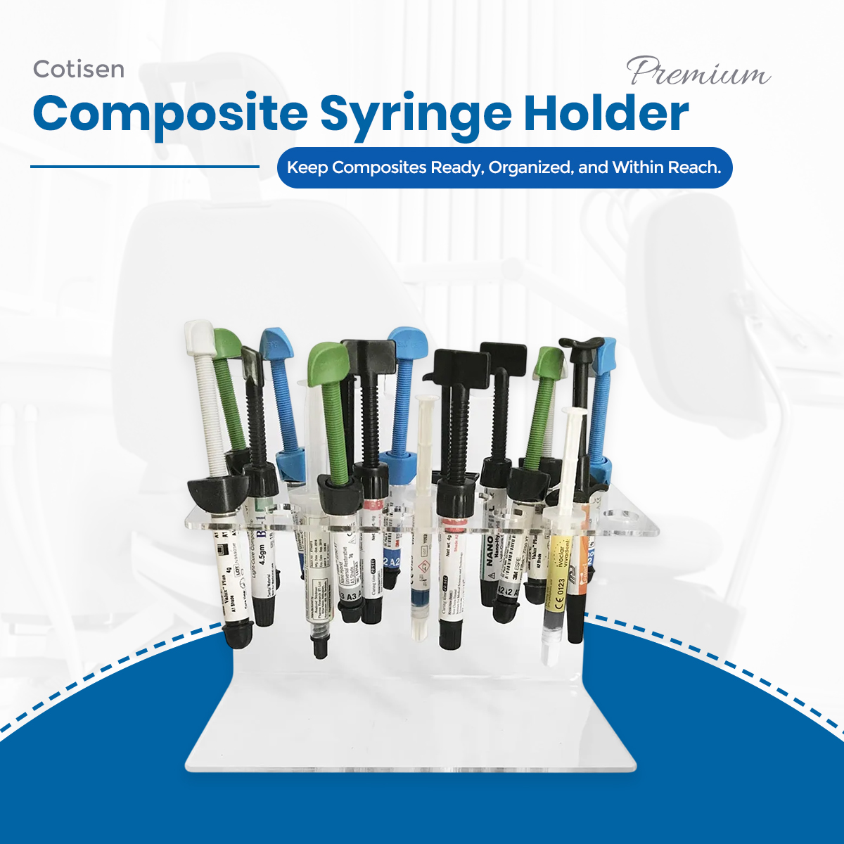 Cotisen Composite Syringe Holder Premium