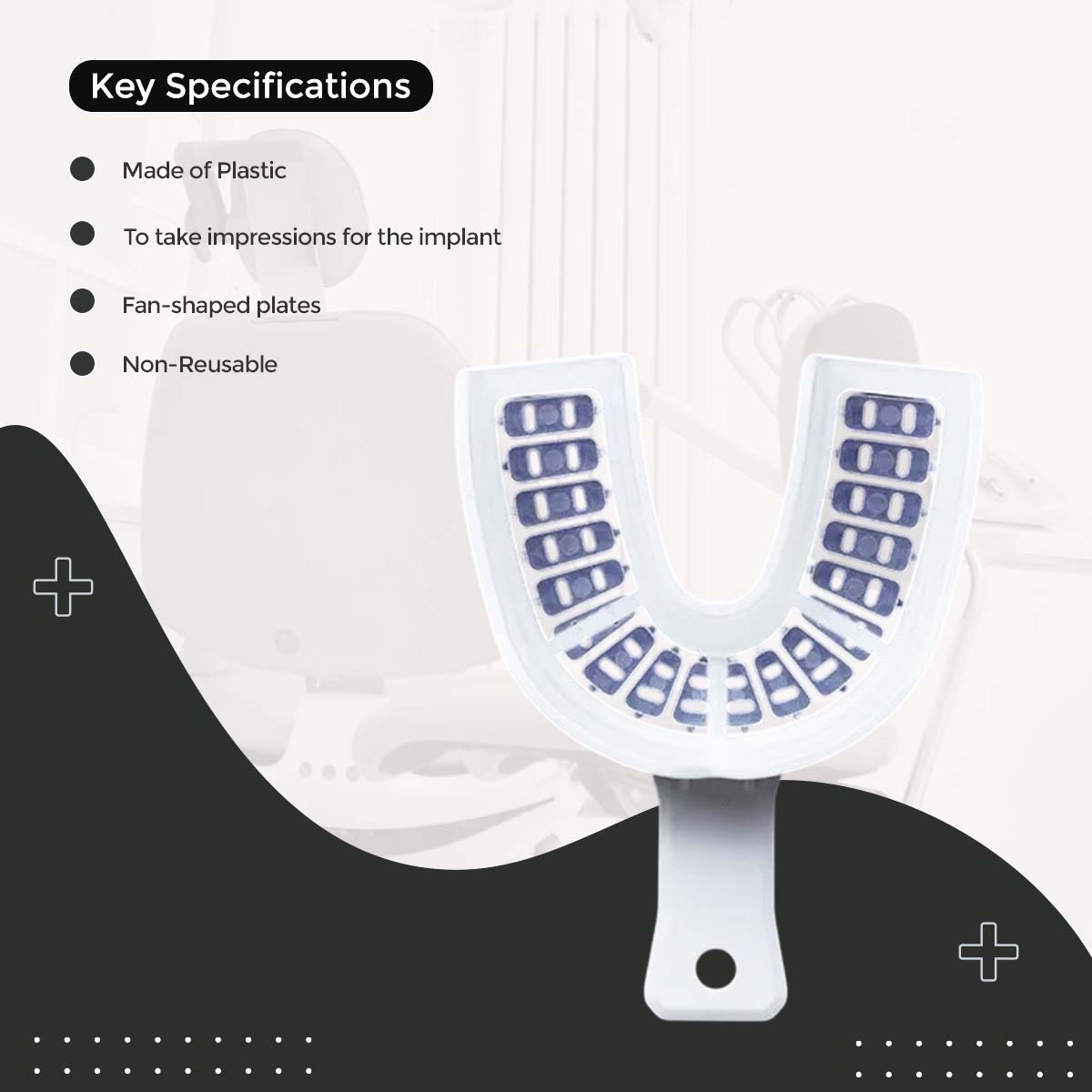 Cotisen Implant Impression Trays Set 