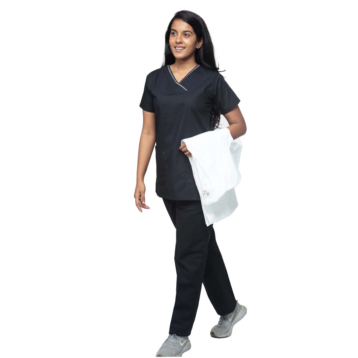 Uniform Craft Designer Scrubs Female - DSDXO1 - Black 