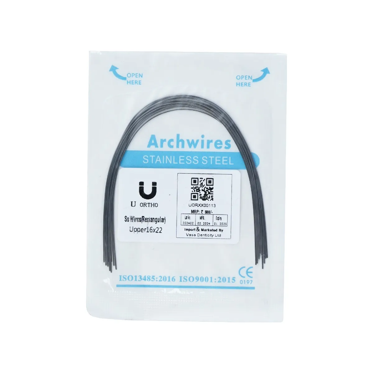 Buy U Ortho SS Rectangular Wires Best Rectangular Orthodontic Wire